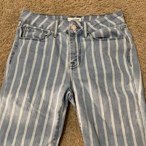 Striped jeans